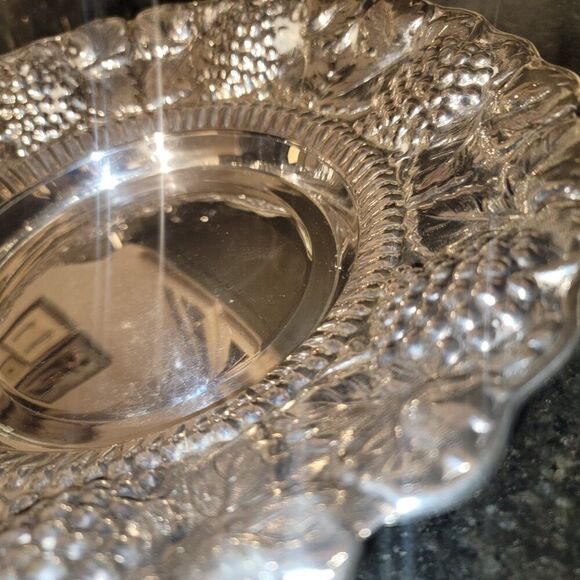 William Adams SPAIN Vintage Fine Silverplate 11.25" Repousse Bowl Rococo Revival - Picture 9 of 11